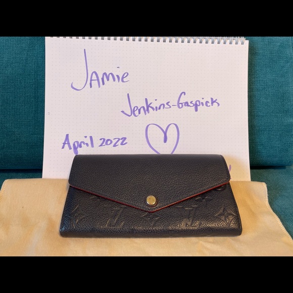 BLUE MONOGRAM EMPREINTE SARAH - Picture 1 of 14